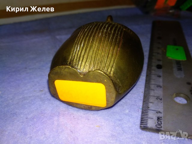 МАСИВНА БРОНЗОВА ФИГУРКА СТАТУЕТКА на БУХАЛЧЕ За ДОМАШНА УКРАСА КОЛЕКЦИЯ 41395, снимка 6 - Колекции - 43887945