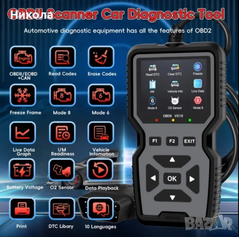 Диагностика OBD2, снимка 2 - Сервизни услуги - 52344201