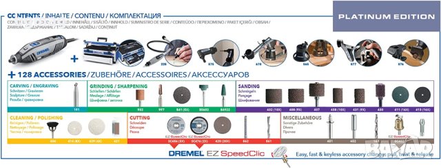 DREMEL 4250-6/128 мултифункционален инструмент, комплект с куфар, снимка 2 - Други машини и части - 40261926