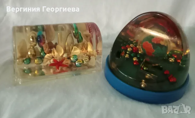 Ретро преспапиета тип снежна топка 