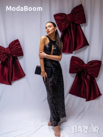 Дълга стилна дамска рокля , снимка 5 - Рокли - 48267721