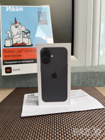 НОВ*iphone 17 Лизинг от 66лв/м BLACK/  айфон 17 , снимка 3 - Apple iPhone - 52753516