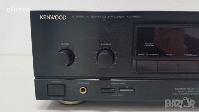 Стерео усилвател KENWOOD KA-4520, снимка 2 - Ресийвъри, усилватели, смесителни пултове - 27469875