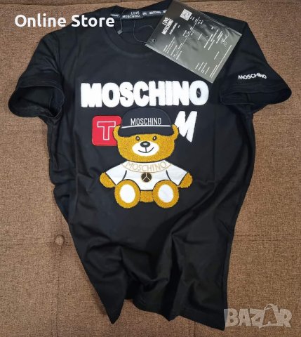 Мъжка тениска Moschino Реплика ААА+, снимка 2 - Тениски - 43681148