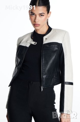 Кожено яке тип байкър FB SISTER 