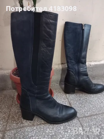 Дамски ботуши естествена кожа, снимка 2 - Дамски ботуши - 47436699