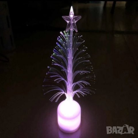 ⛄🎄 LED светеща коледна Елха с оптични влакна, снимка 5 - Коледни подаръци - 27085460