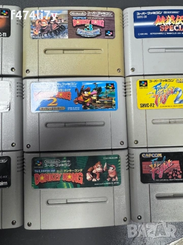 Nintendo Super Nintendo (SNES) Japan LOT 10бр, снимка 3 - Nintendo конзоли - 53355112