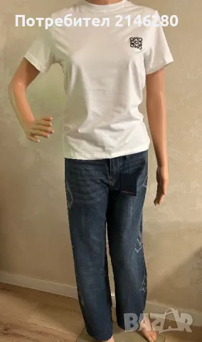 Дамски дънки Louis Vuitton, снимка 3 - Дънки - 50170055