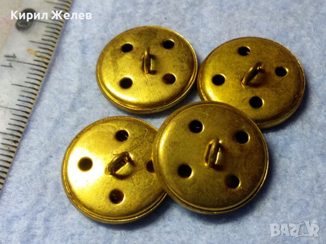 ЛОТ 4 СТАРИ ВИНТИДЖ ПОЗЛАТЕНИ КОПЧЕТА МЕТАЛНИ с БУКВАТА - М - За КОЛЕКЦИЯ ДЕКОРАЦИЯ 41077, снимка 4 - Колекции - 43546052