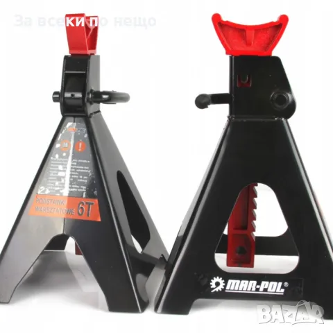 Комплект стойки за автомобил 6 тона 408 мм  600 мм Mar-Pol, снимка 2 - Други инструменти - 50365676
