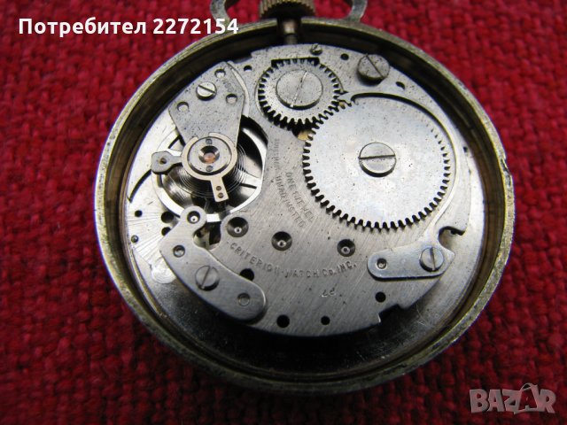 Швейцарски джобен часовник, снимка 4 - Антикварни и старинни предмети - 28319917