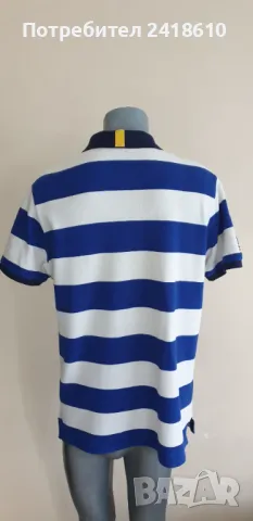 POLO Ralph Lauren USA Flag Pique Cotton Slim Fit Mens Size L  ОРИГИНАЛ! Мъжка Тениска!, снимка 4 - Тениски - 50436379