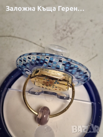 Детски биберон със златна капачка и дръжка - 8,46 гр., снимка 4 - Колиета, медальони, синджири - 52802663