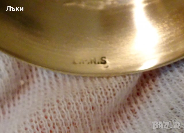 Гравиран бронзов бокал,чаша за вино. , снимка 9 - Антикварни и старинни предмети - 37716015