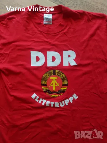 Тениска Елитни войски на ГДР. Рразмер L. SCREEN STARS., снимка 2 - Тениски - 50333005