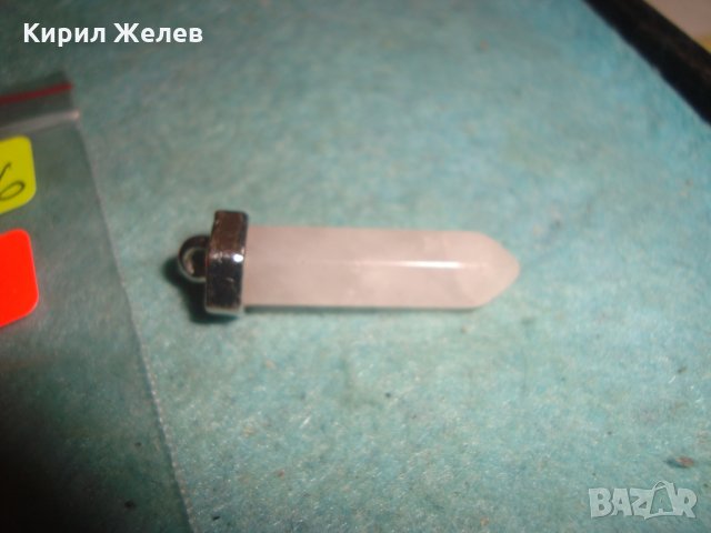 РОЗОВ НЕФРИТ ТИБЕТСКИ МЕДАЛЬОН АМУЛЕТ АРТ ВИСУЛКА 25566, снимка 5 - Колиета, медальони, синджири - 35585775