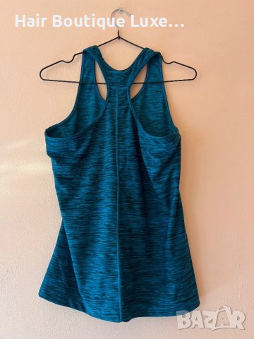 H&M Спортен потник в тюркоазен цвят М размер 💙, снимка 4 - Потници - 43871499