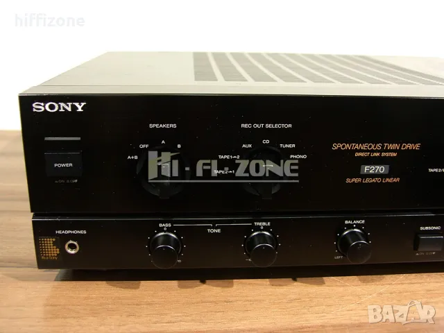Усилвател  Sony ta-f270 /3 , снимка 3 - Ресийвъри, усилватели, смесителни пултове - 47997732