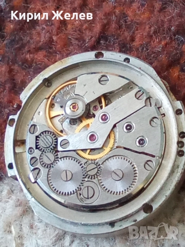 Механизъм с циферблат от стар ръчен часовник 52092, снимка 6 - Мъжки - 52253777