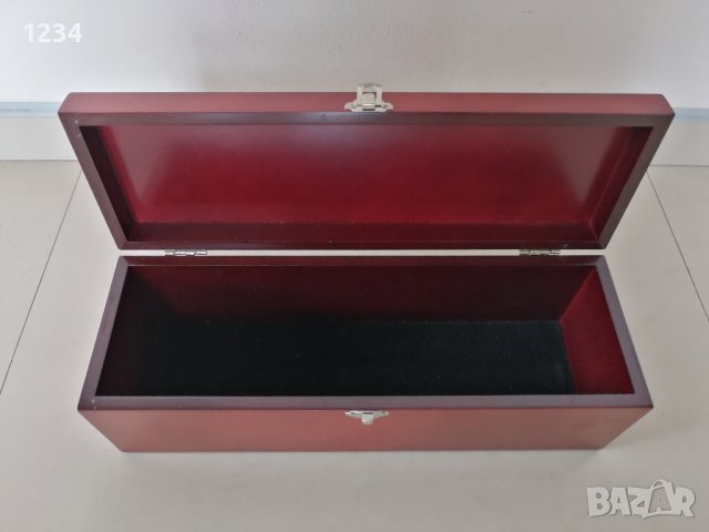 Дървена кутия 36.5 х 12 h 11.5 см. , снимка 4 - Други стоки за дома - 40258984