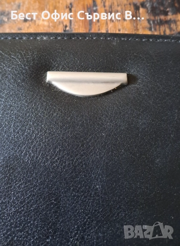 папка луксозна за документи кожена черна Марксман Marksman размер А5, снимка 8 - Ученически пособия, канцеларски материали - 52325929