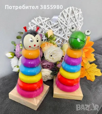 Дървена кула животно, снимка 1