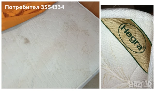 легло приста+ матрак + ракла + маса + нощно шкафче + огледало, снимка 2 - Спални и легла - 51386870