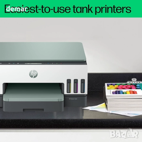 Многофункционален принтер HP Smart Tank 7007, цветен, безжичен, снимка 6 - Принтери, копири, скенери - 52404631