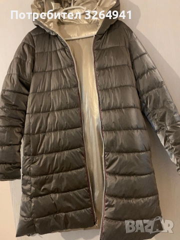 Дамско зимно марково яке с две лица, снимка 2 - Якета - 53254039