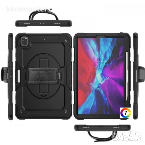 Apple iPad Pro 13 2024 Handle Silicone/ Hydric PC Удароустойчив Калъф и Протектор, снимка 7 - Калъфи, кейсове - 52848615