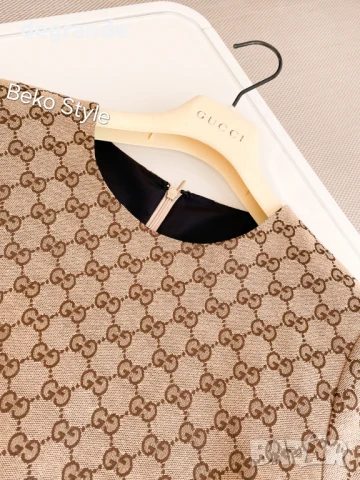 ТОП Модел рокля Gucci ВИДЕО НА МОДЕЛА, снимка 5 - Рокли - 51155938