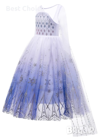 Детска рокля, костюм на принцеса Елза от "Замръзналото кралство", снимка 3 - Детски комплекти - 52819834