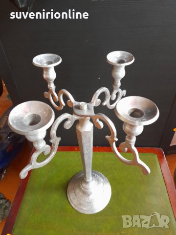 Старинен свещеник от алуминий 