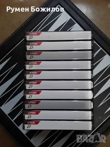 10 много запазени касети TDK D със записи