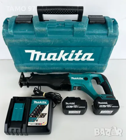 Makita DJR186 - Акумулаторен саблен трион 2x18V 5.0Ah