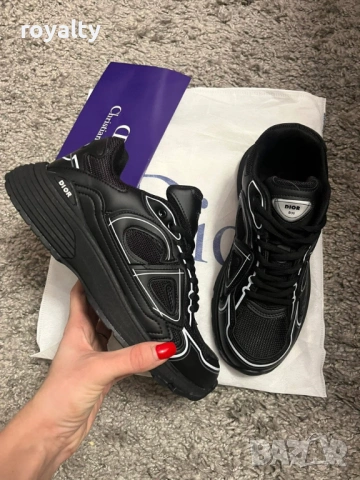 Christian Dior Черни Маратонки 36-46 Номер Най Висок Клас 