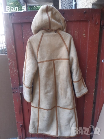 Красив стилен дамски кожух - агнешка кожа, снимка 8 - Други - 51760076