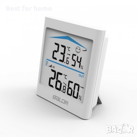 Baldr Термометър и хигрометар с външен датчик, снимка 7 - Друга електроника - 37642693