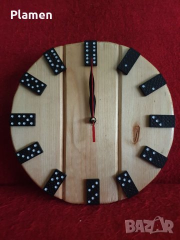 Стенен часовник от ланперия ръчна изработка, снимка 13 - Други стоки за дома - 39907696