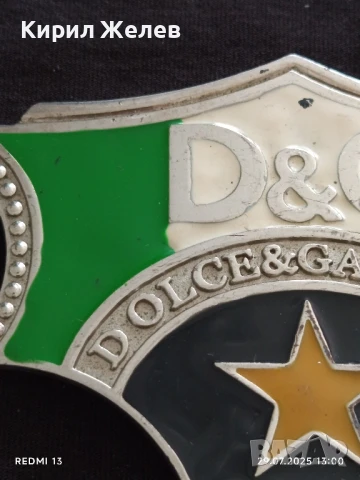ФЕШЪН КАТАРАМА за КОЛАН с Лого DOLCE & GABBANA ЛУКСОЗНА 40722, снимка 5 - Колани - 51178222