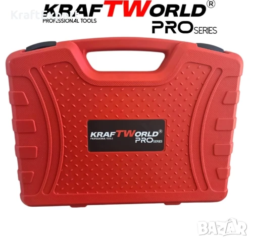 Комплект за измерване на компресия на дизелови двигатели KraftWorld Pro (17 части), снимка 4 - Други инструменти - 50642055