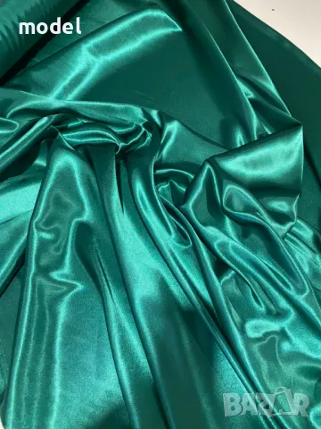 Плат, Сатен, 150 см. Полиестер, 120 гр, снимка 13 - Платове и дамаски - 35510249