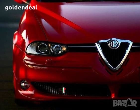 Алфа Ромео Змия Емблема за предна решетка 147 156 166 159 Brera с болтове, снимка 3 - Аксесоари и консумативи - 34714597