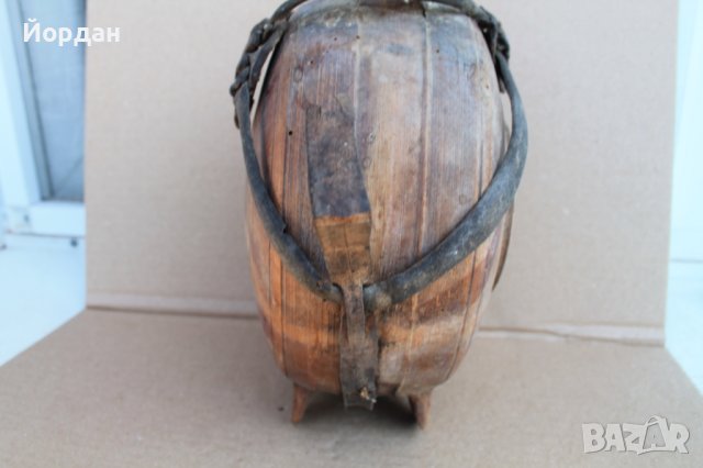 Дървена бъклица за украса , снимка 5 - Антикварни и старинни предмети - 40657645