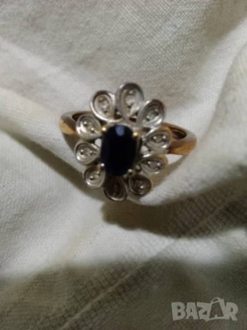 пръстен брилянти  - 18 10, снимка 1