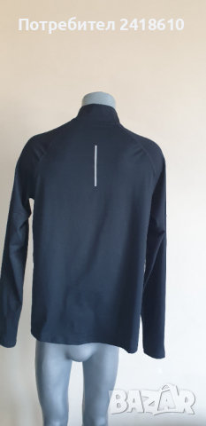 Nike Running Dri - Fit Stretch 3/4 Zip Mens Size M НОВО! ОРИГИНАЛ! Мъжка Спортна Блуза!, снимка 6 - Спортни дрехи, екипи - 44897853