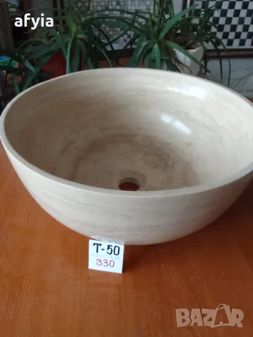 Две мивки от светъл травертин, снимка 6 - Мивки - 47952093