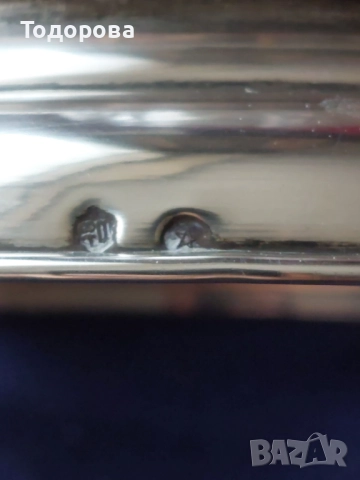 Авторски Кристални вази и кана със сребърен обков,среро 900/чаша,кана/, снимка 12 - Вази - 52017802