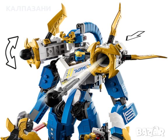LEGO® NINJAGO™ 71785 - Роботът титан на Джей, снимка 4 - Конструктори - 43426147